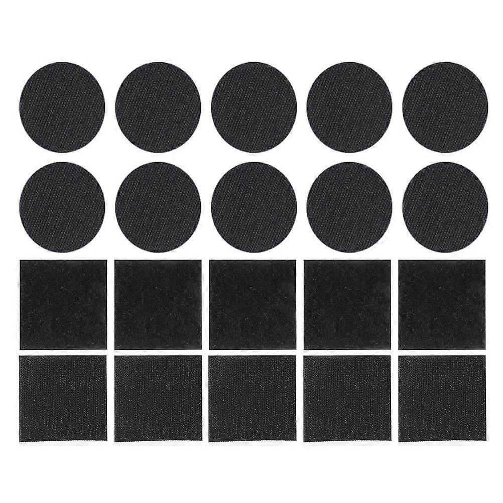 Black Self-Adhesive Fixing Stickers for Fixation 180Pcs Professional Fixators