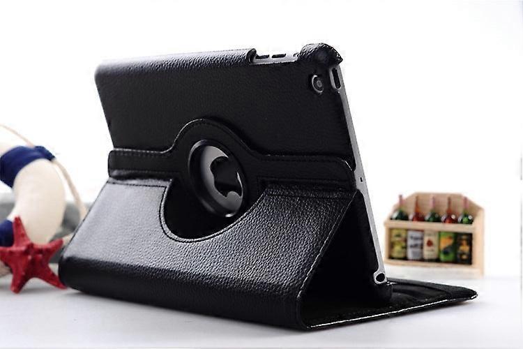 Case For Black Lychee Texture Rotating Support Adjustable Sleep Stand Ipad 9.7/2017/2018/air/air2