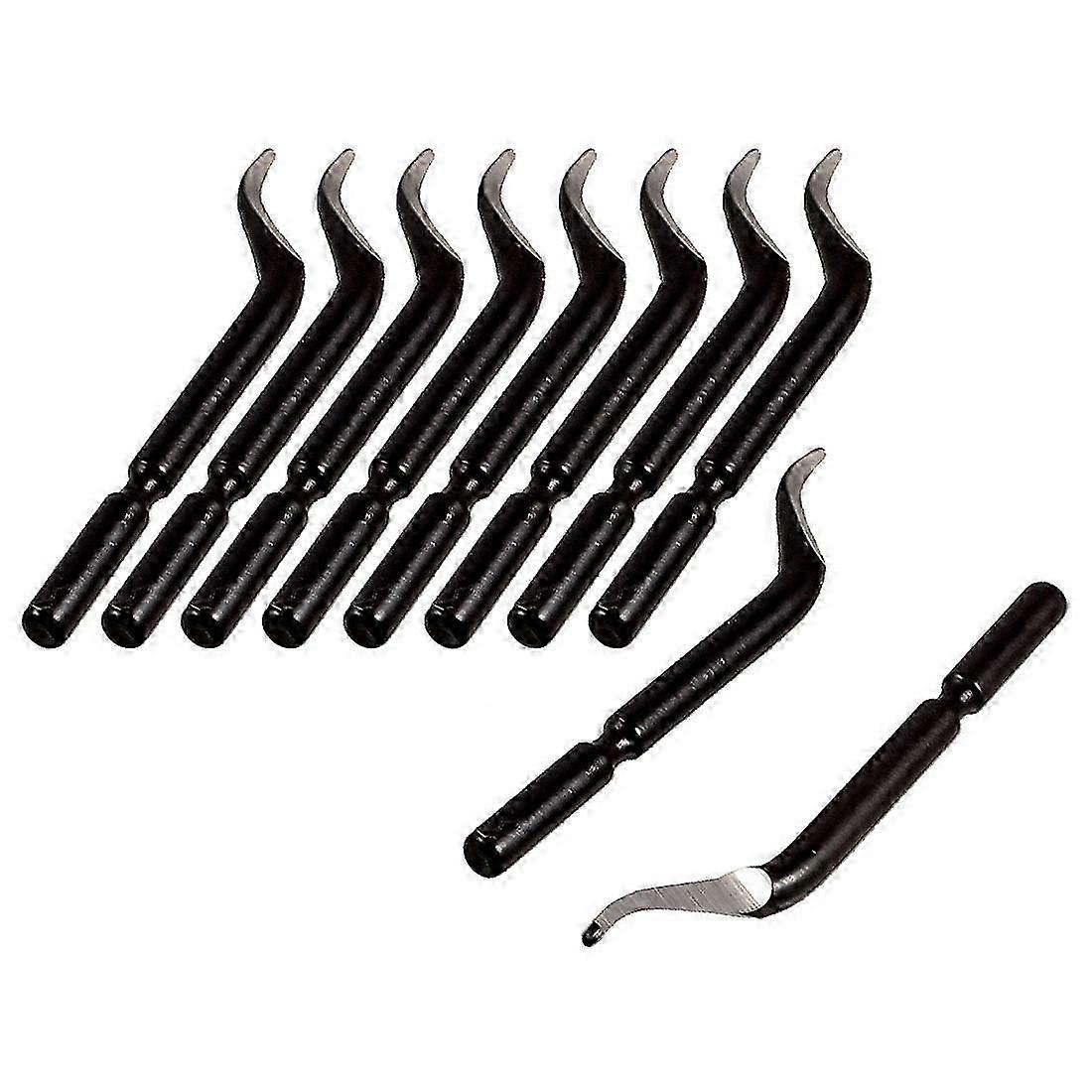 Replacement Deburred Tool BK3010 S150 Deburring   10 PcsBlack szrh27