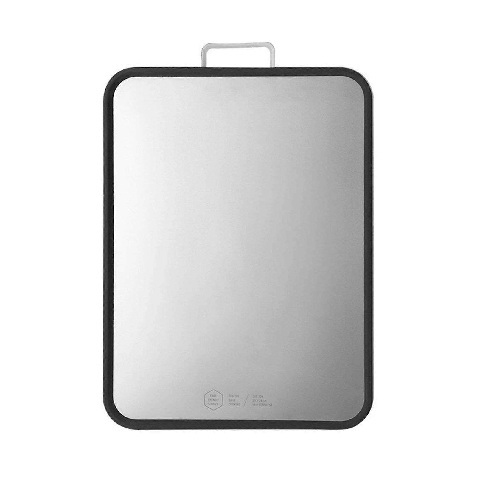 Stainless Steel Cutting Board with Durable Titanium Finish, Double Sided KnifeFriendly Surface