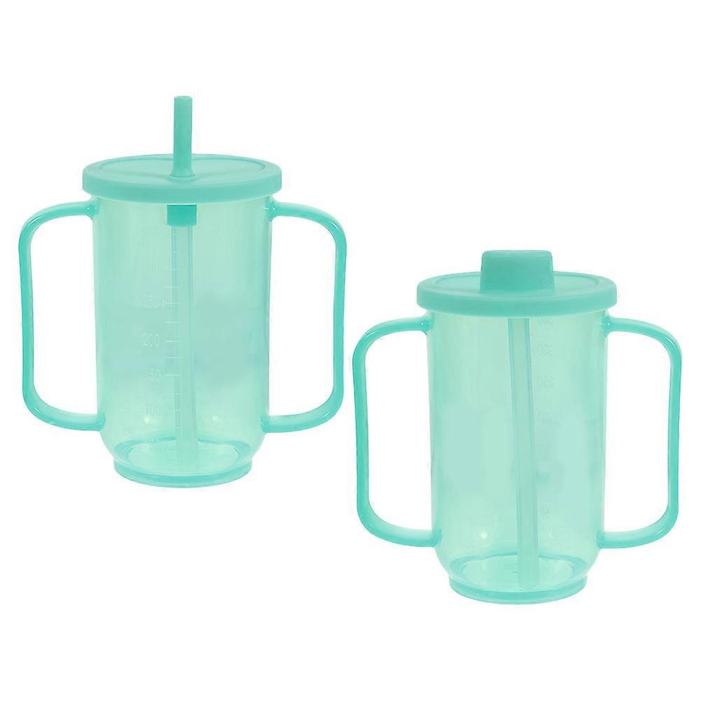 Elderly Care Sippy Cups for Medication and Drinking 2Pcs Set
