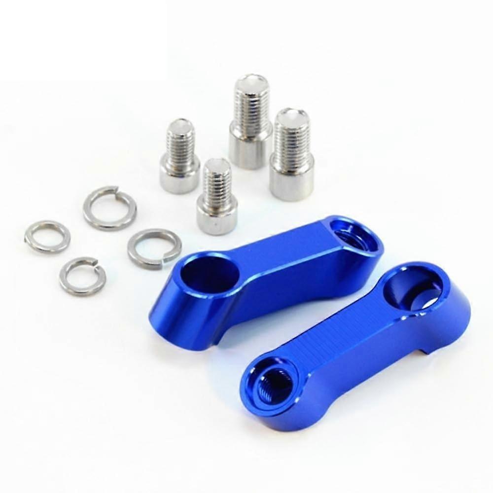10mm Motorcycle Rearview Mirror Extension Riser Adapter Aluminium Bracket for Wider View
