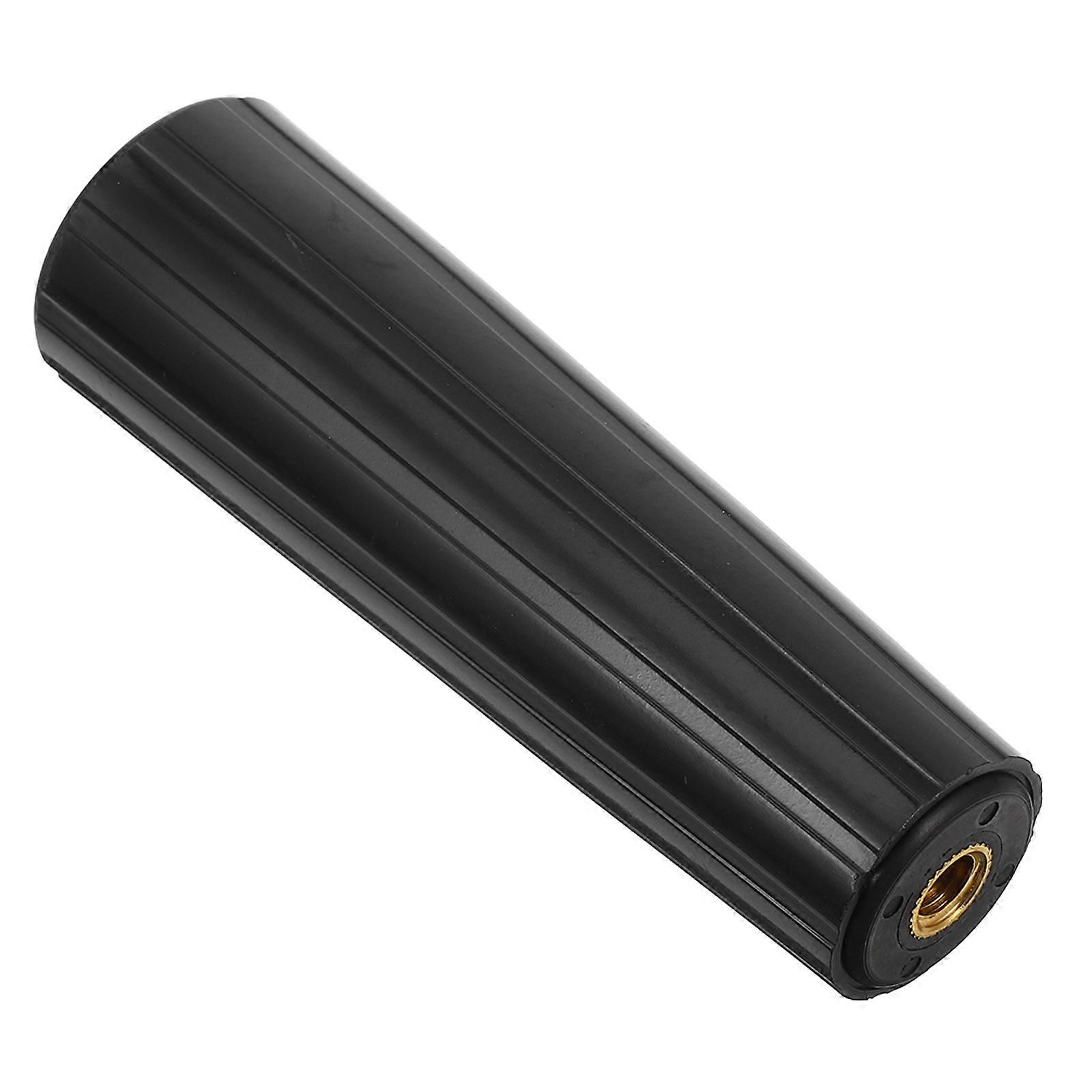 Black Bbq Fork Handle Replacement with Embedded Nut for Grilling