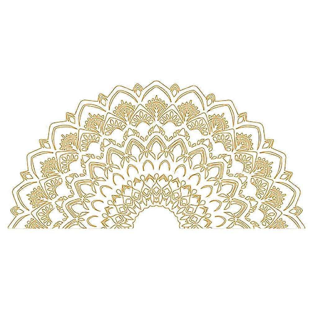 Golden Mandala Wall Sticker Creative Durable Background Decal