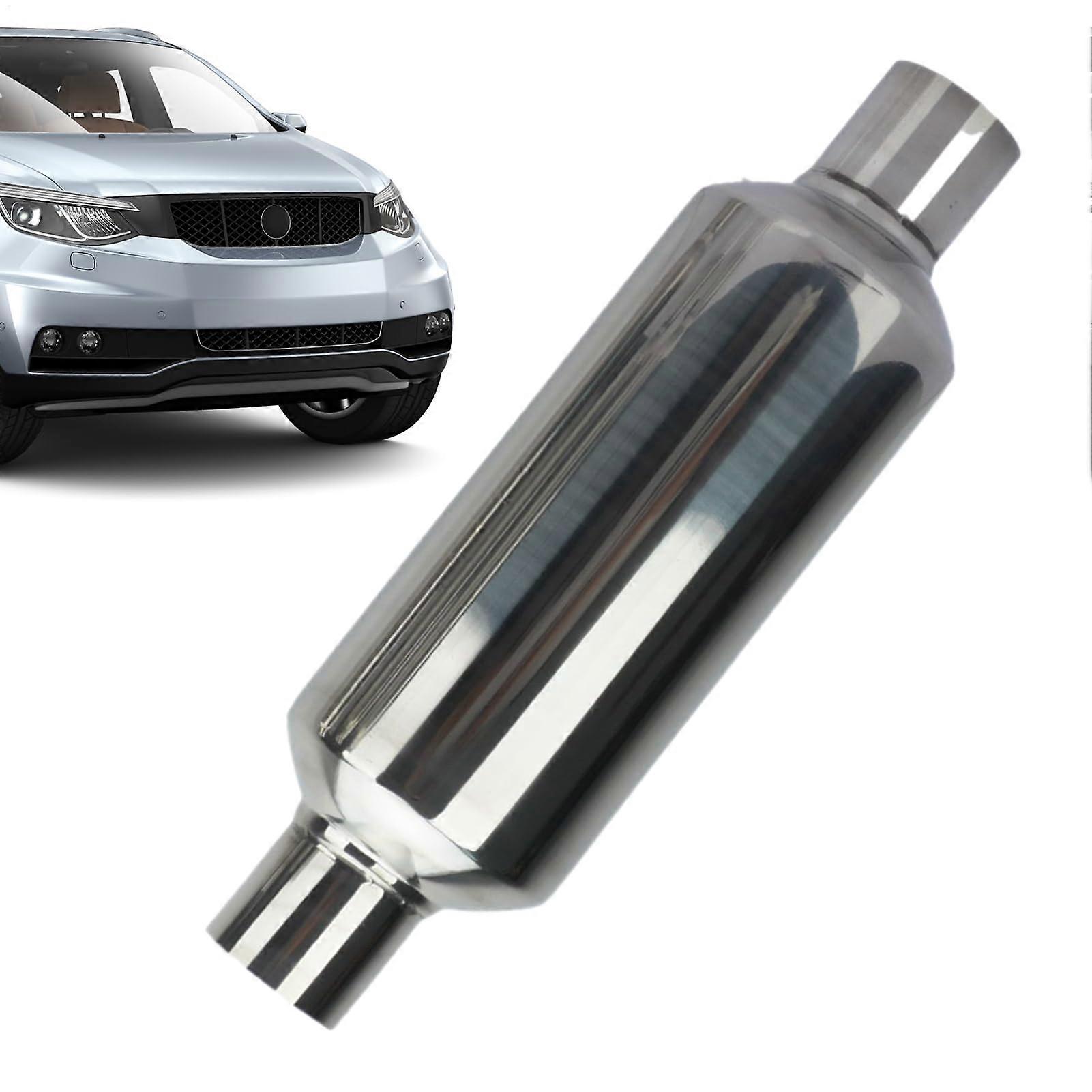 63mm Motorcycle Exhaust Muffler with Optimized Noise Reduction and Universal Performance Silencer