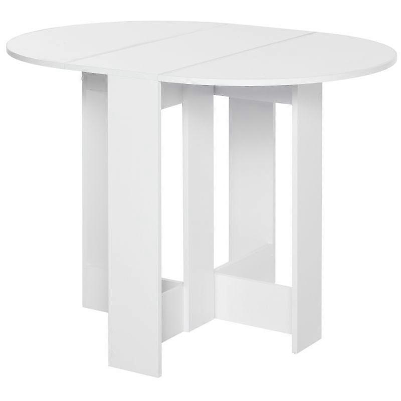 Space-saving Drop Leaf Table Folding Table Small Space Kitchen Dining Room