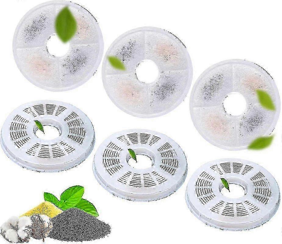 6/8 pack Cat Water Fountain Filter Compatible with Catit, Replacement 25-26