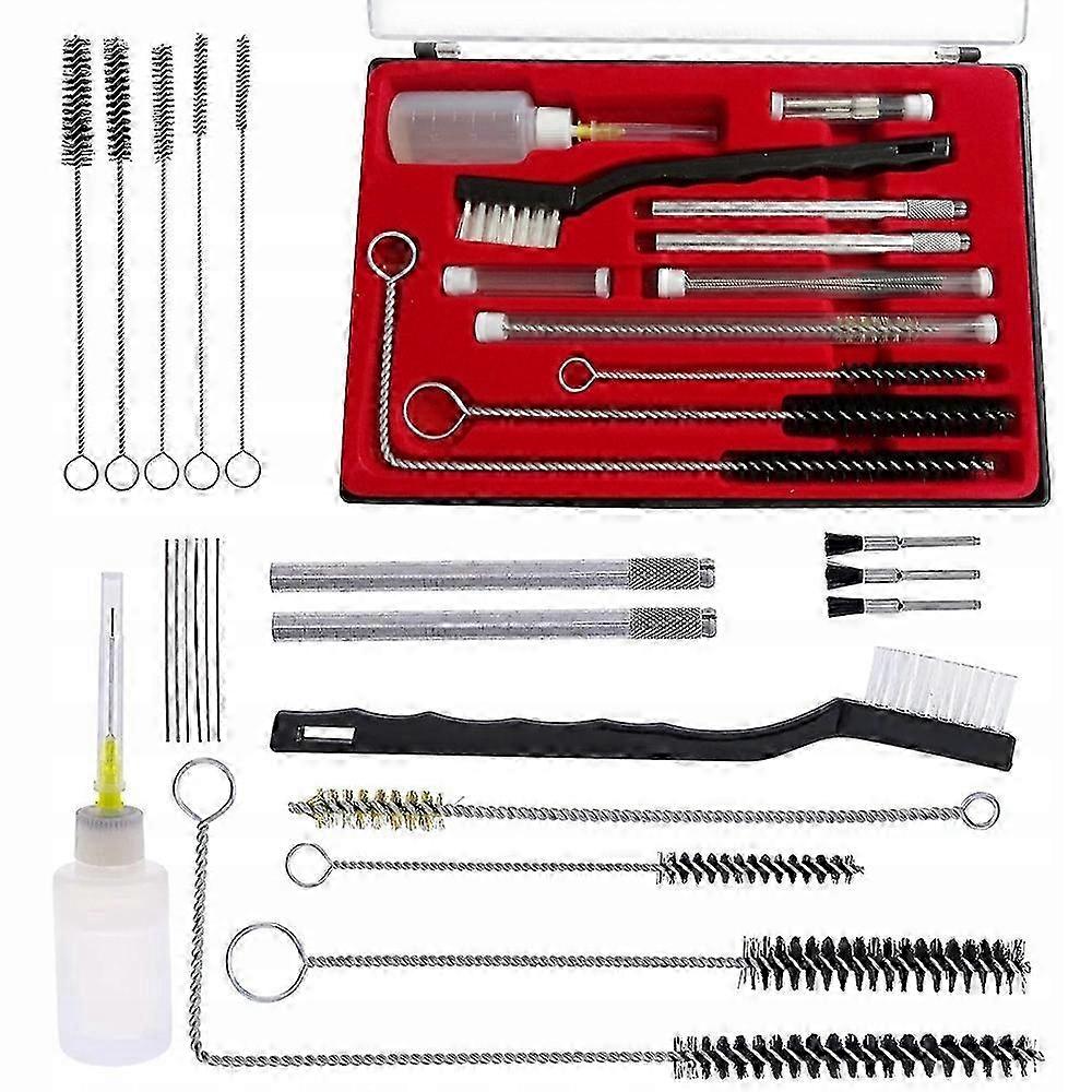 2026 Precision Set For Cleaning The Gun Nozzle, Needles, Cleaning Rods, 21 Elements