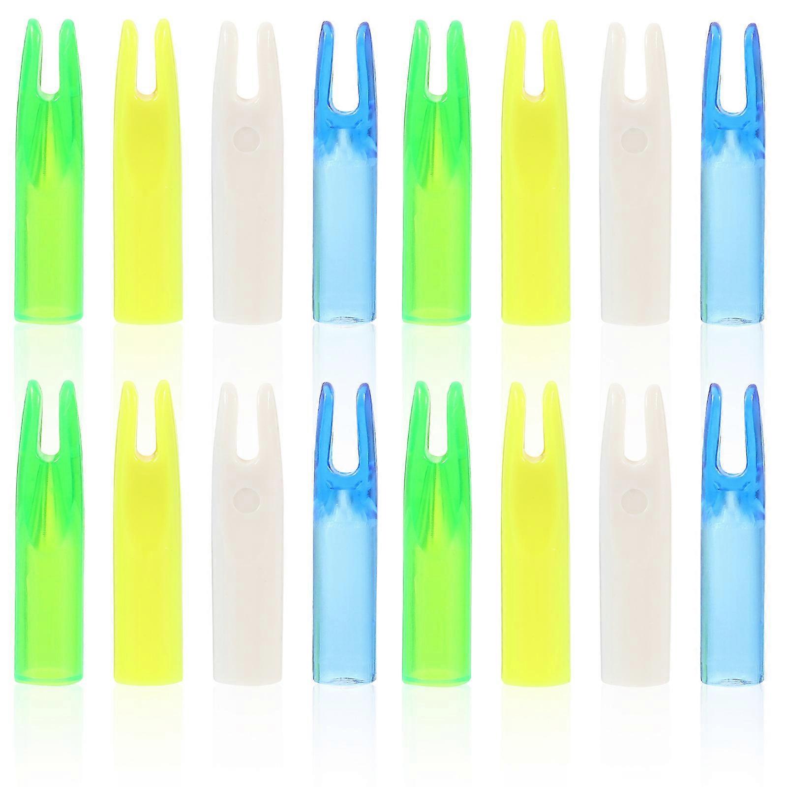 Replacement Arrow Nock Plastic Archery Nock for Hunting 20Pcs Assorted