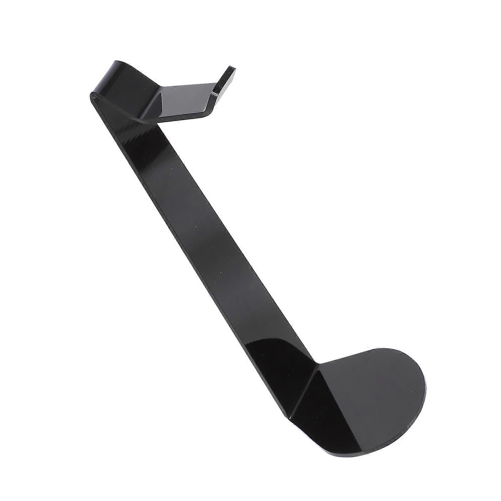 Acrylic Headphone Holder Black for Storing 5Pcs Durable Headset Shelf