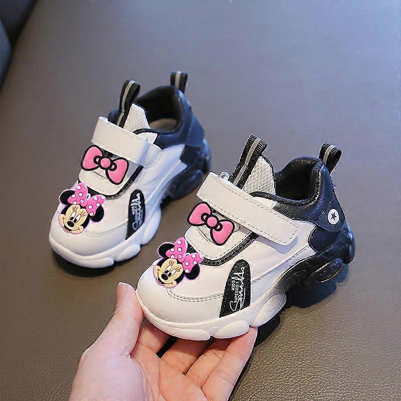 Spring Fall New mickey mouse Kids Casual Shoes Boys Sneakers Girls Leather Running Shoes Baby Toddler Shoes Fashion
