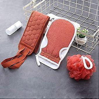 Exfoliating Towel for Body 3Pcs Set, Full Body Scrubber, Quick Dry, Korean Washcloth for Shower