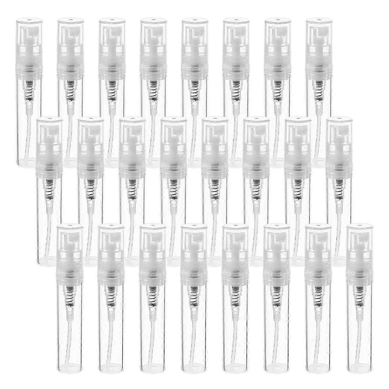60Pcs 3ml Travel Spray Bottles, Refillable Mini Perfume Atomizer with LeakProof Fine Mist Design