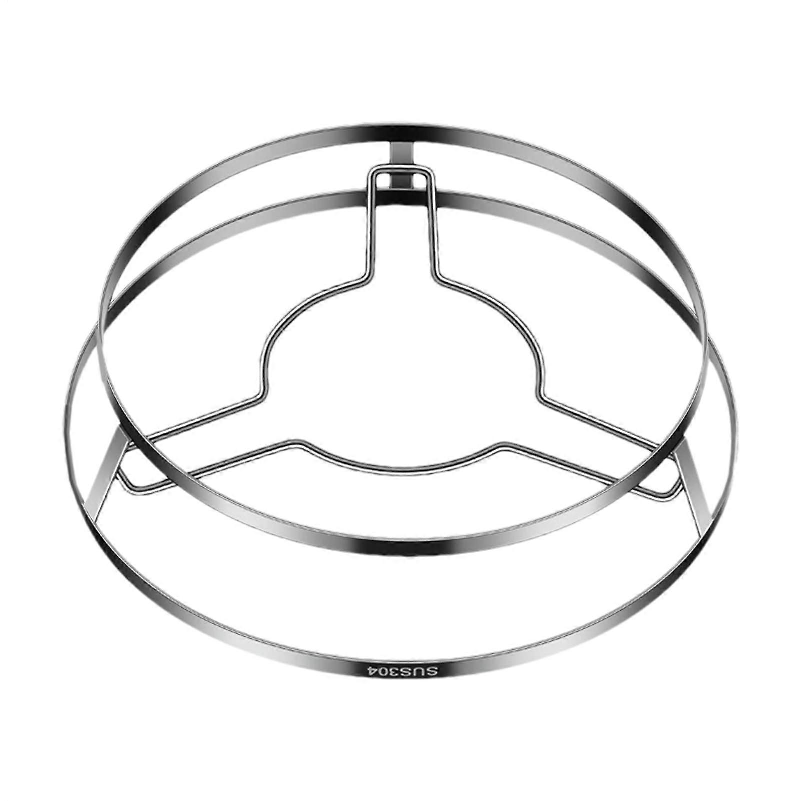 Stainless Steel Steamer Rack with Heat Resistant Design, DoubleLayer Round Pot Stand for Cooking