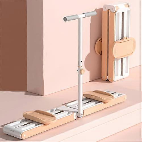 Ski Exercise Machine with Pelvic Floor Muscle Trainer, Foldable Silent Indoor Workout Equipment