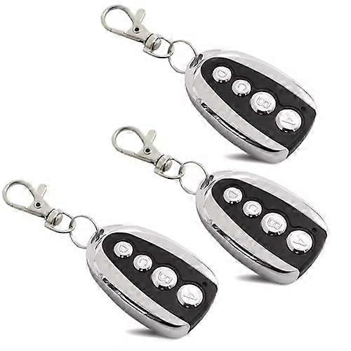 433MHz Universal Garage Door Remote Duplicator 3PCS Long Range Gate Opener Replacement
