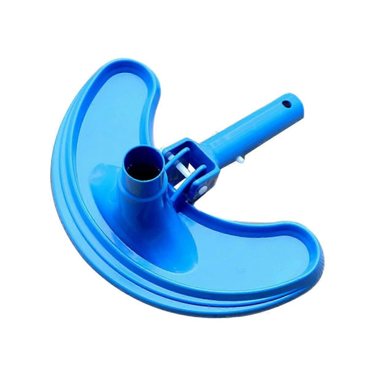 Pool Vacuum Head with Curved Handle for Above Ground Pools, Vinyl Pool Cleaning Brush Replacement