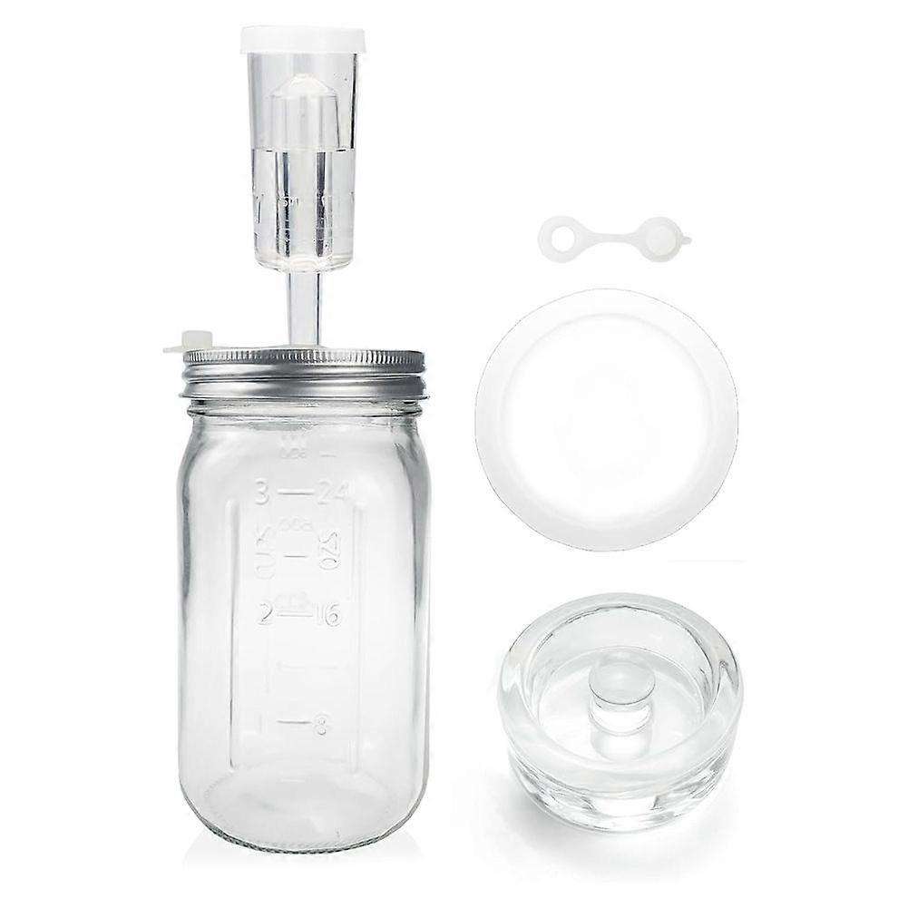 32 Oz Mason Jar Fermentation Kit, Fermentation Jar, Fermentation Lid, Fermenting Weights and Airlocks