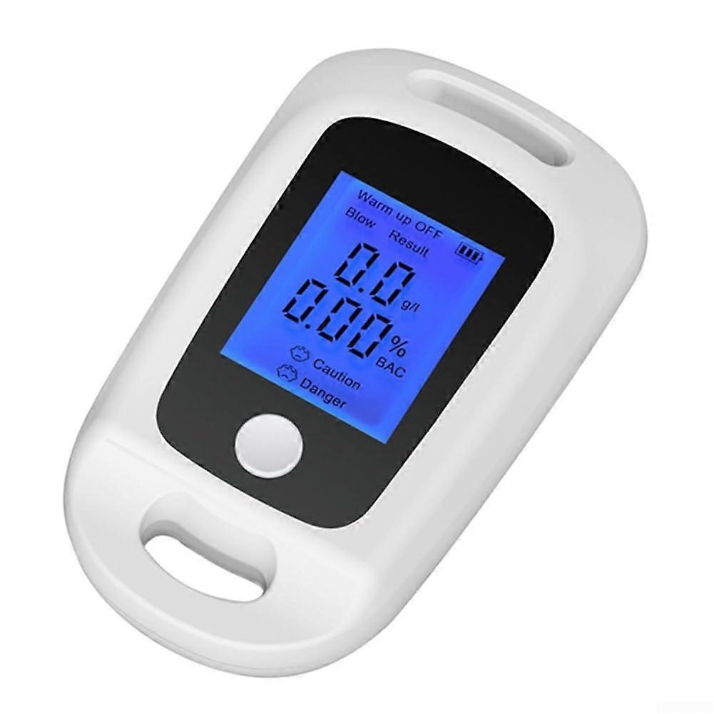 Alcohol Tester with Quick Heating Response for Accurate Fermentation Testing, Type C Rechargeable, White