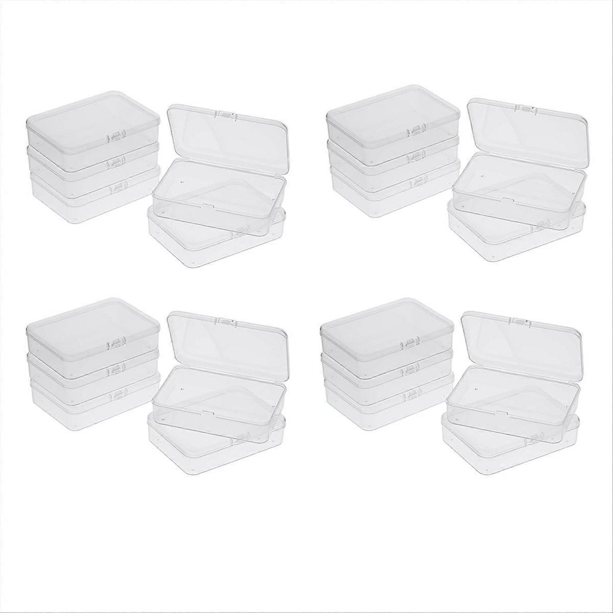 20Pcs Mini Plastic Storage Containers Box with Lid