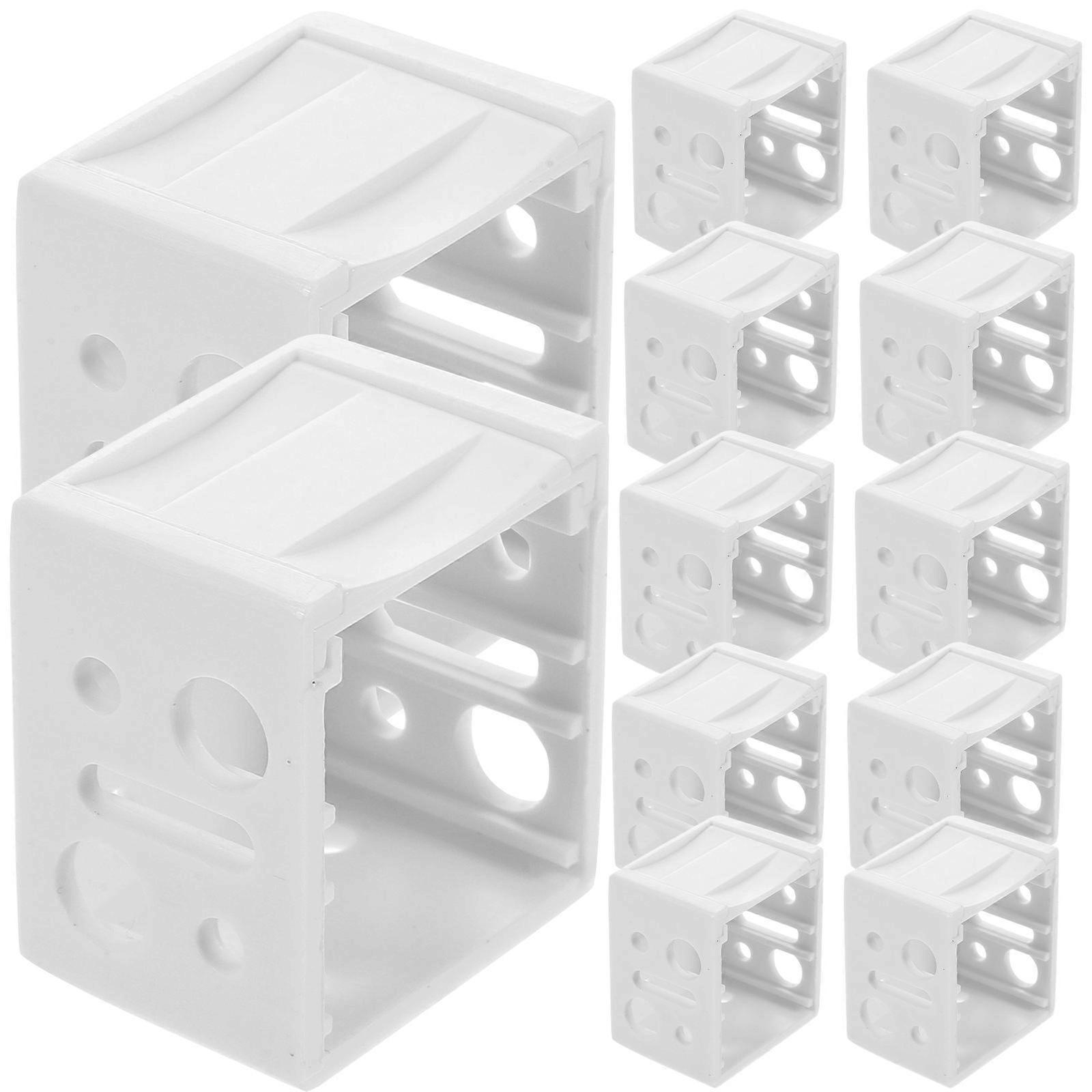 Blinds Fittings Bracket ABS Material Classic Style For Window Frames 12Pcs