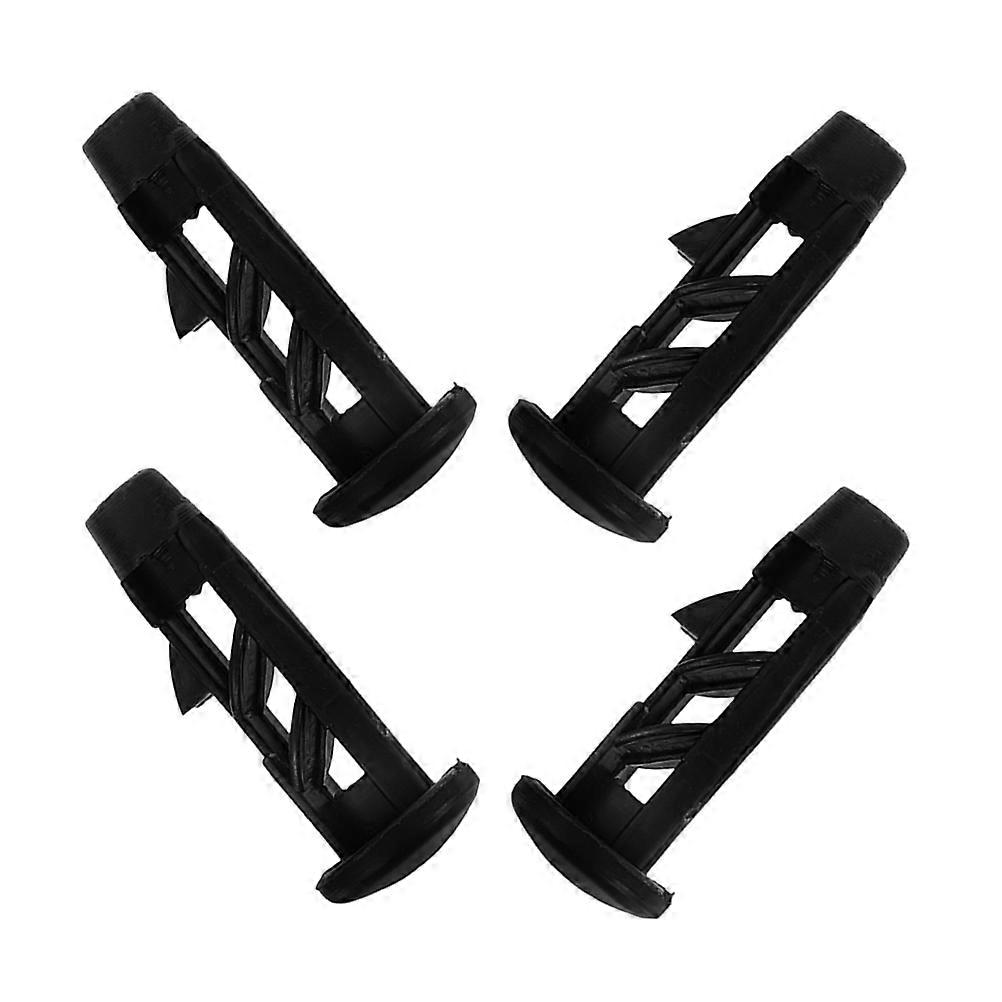 Trash Can Lid Lock Black Plastic Wheeled Bin Lid Locking Pins 4Pcs