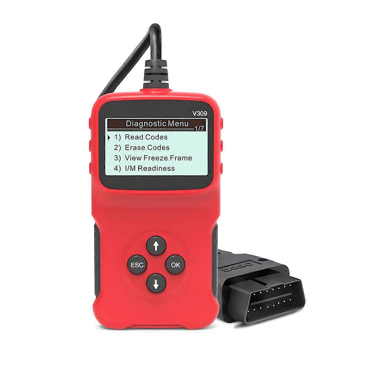 OBD2 Scanner for All Vehicles with Accurate Fault Detection, Engine Code Reader and Battery Tester