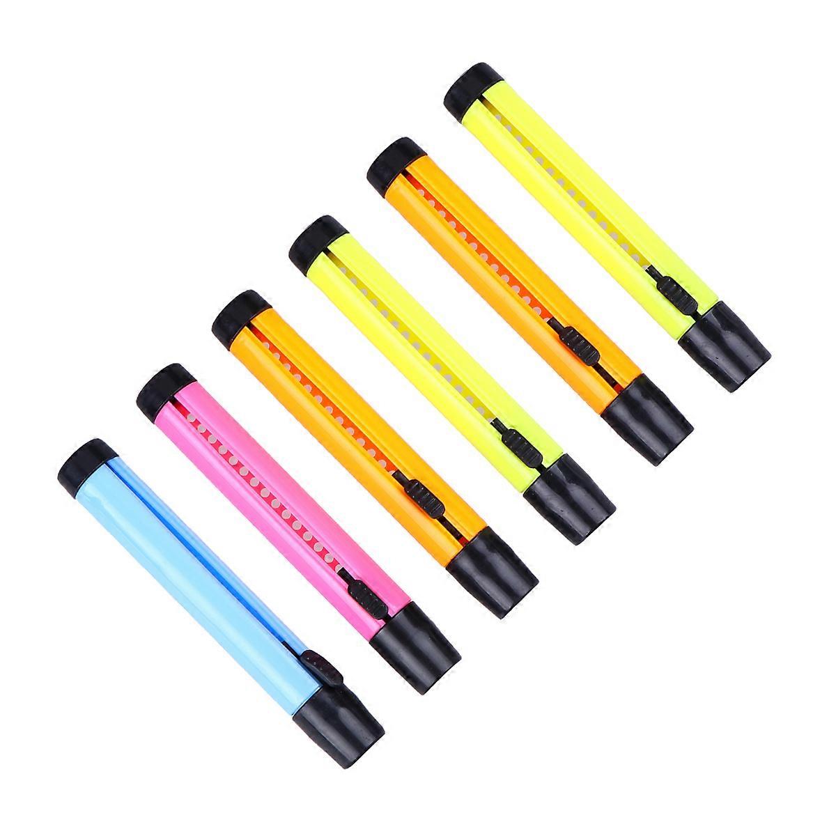 Kid Chalk Storage Chalk Holder for Teaching Use 6Pcs Assorted Color