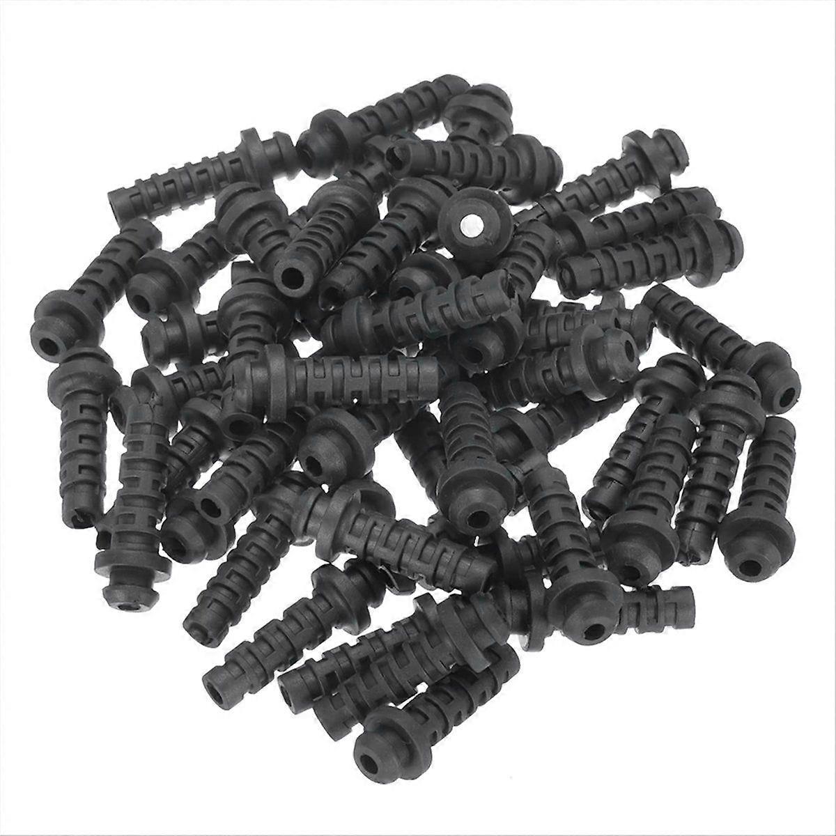 50pcs 4mm Strain Relief Cord Connector Cable Bushing Boot Sleeve