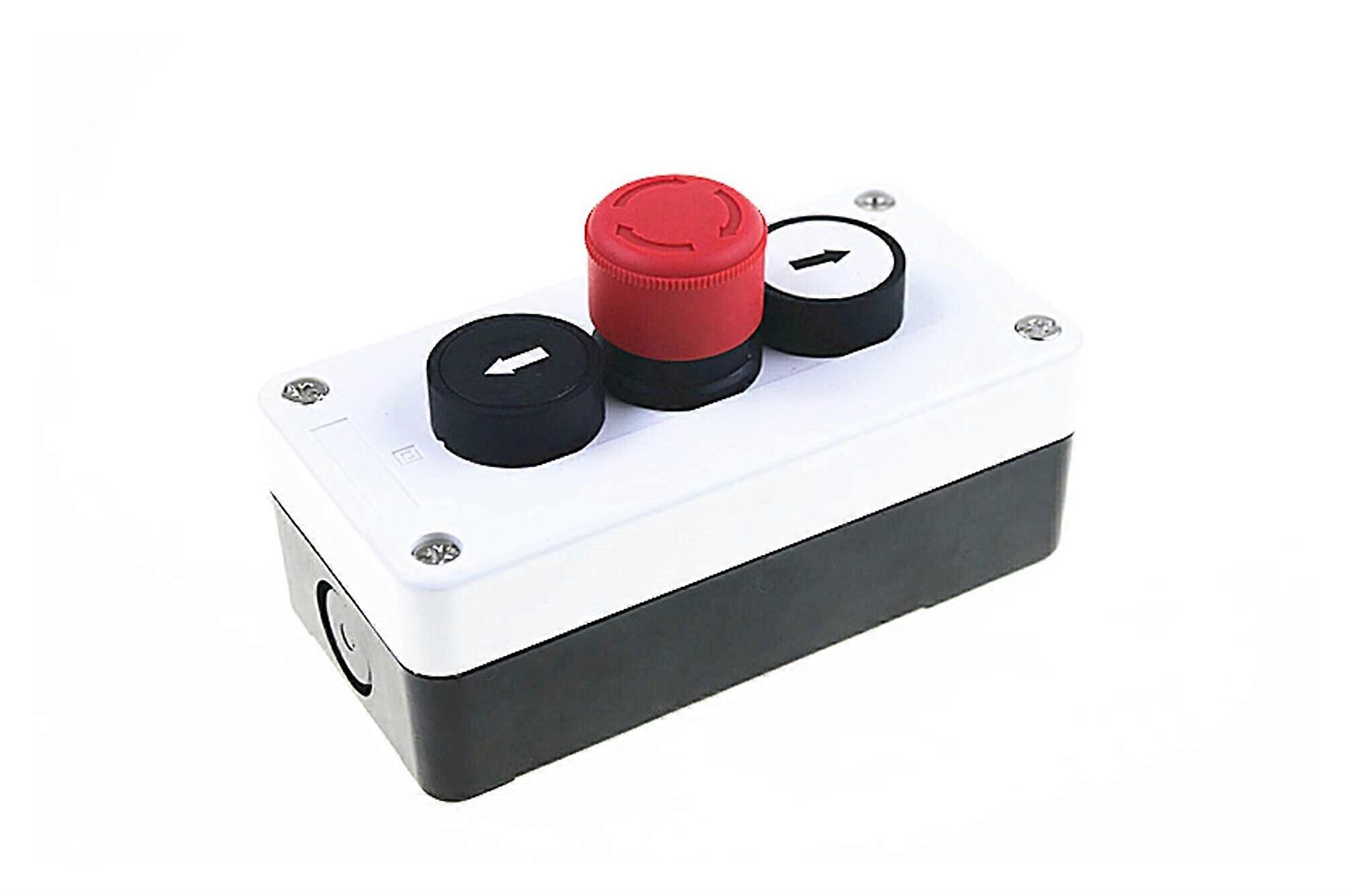 Emergency Stop Button Switch Waterproof SelfSealing Industrial Control Box 8 Handheld Design