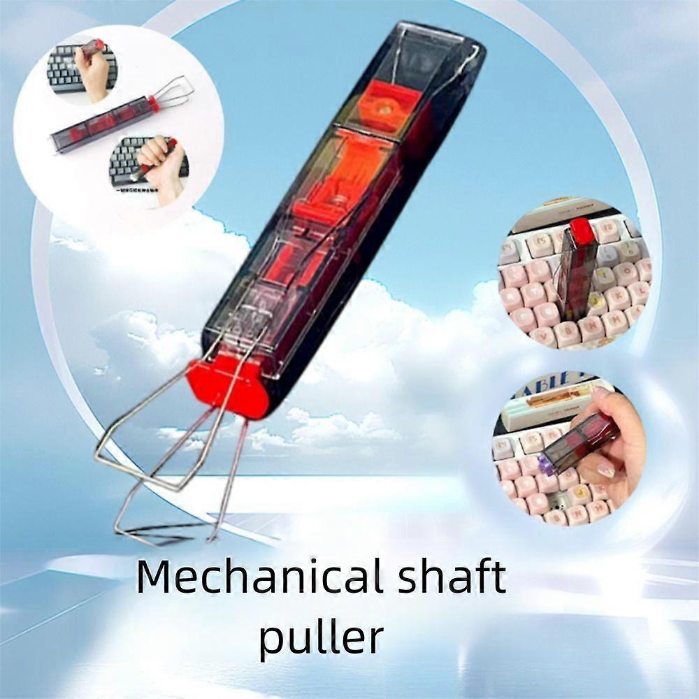 2 in 1 Keys Caps Puller Multifunction DIY Keyboard Switch Puller Light Weight Transparent Keycaps Remover Tool Universal