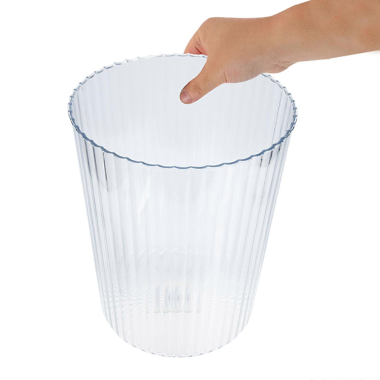 Transparent Trash Can Multi-function Trash Can Practical Garbage Container