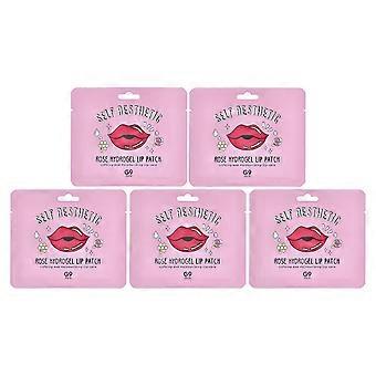 G9skin, Self Aesthetic, Rose Hydrogel Lip Patch, 5 Patches, 0.1 oz (3 g) Each, 2-Pack