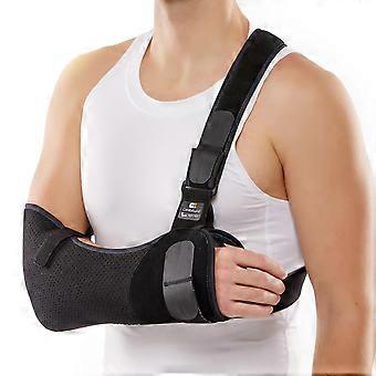 Comforband Duluxe Immobilizzatore per spalla e braccio – Imbracatura medica con cinghie regolabili per spalla e vita per rottura della cuffia dei rotatori, clavicola, gomito, Fo