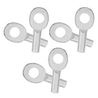 6pcs Cable Eyelet Terminal: Gym Machine Cable Eyelet Wire Rope Connector Thimble Interface Port Replacement Terminal Connector For Fitness Equipment