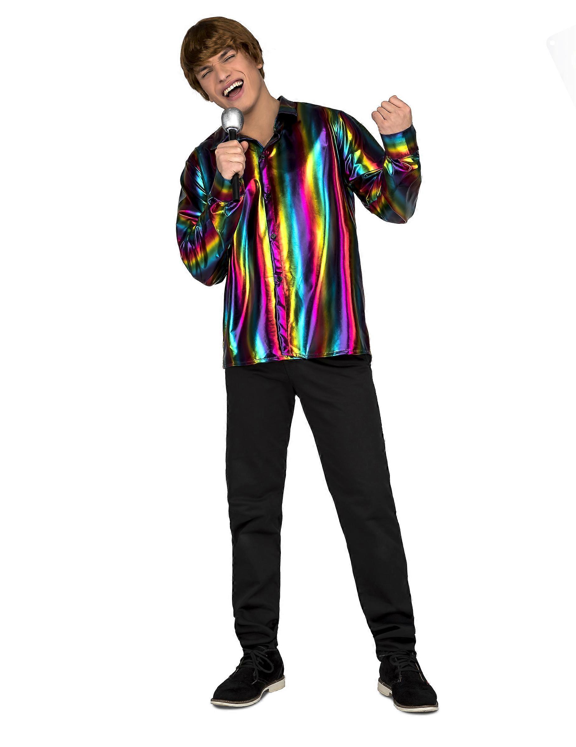 Men's Rainbow Disco Shirt