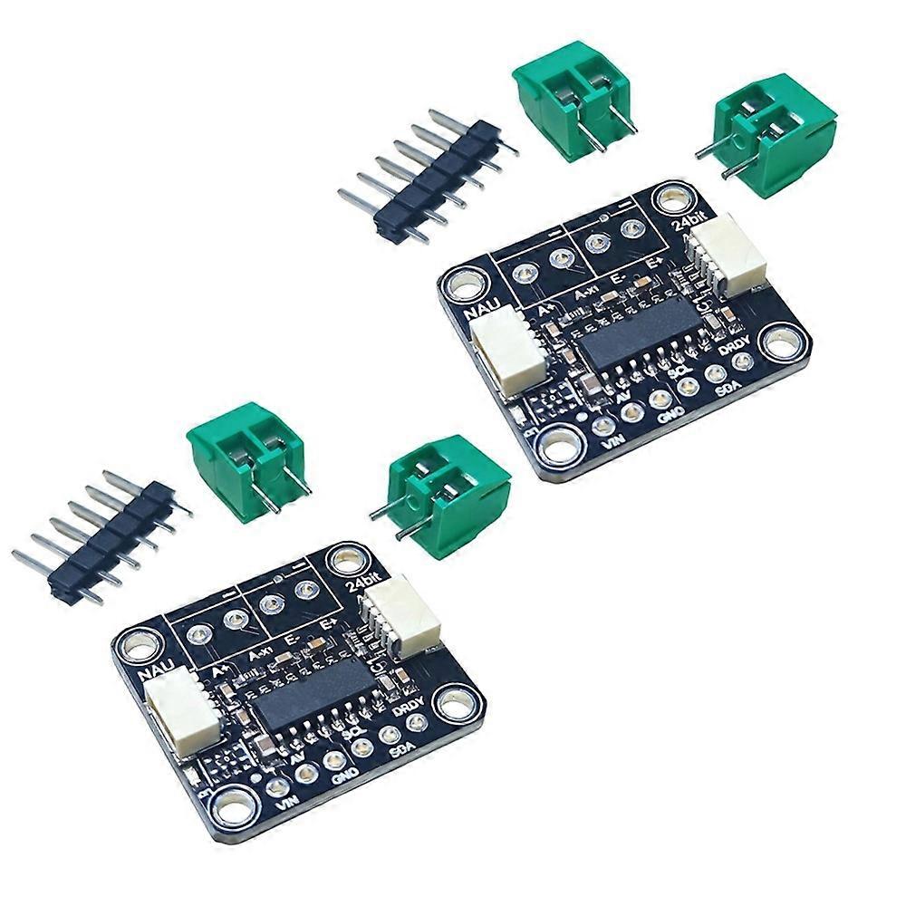 2PCS NAU7802 24-Bit ADC Module NAU7802 Data Conversion Pressure Module with STEMMA QT/Qwiic Precision Data Conversion