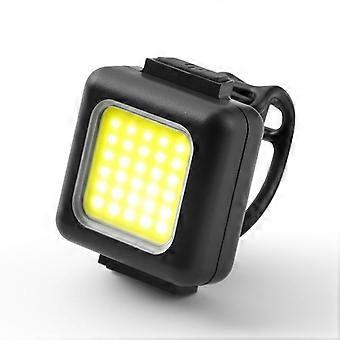 (Luz traseira inteligente do freio de indução) mini luzes de mountain bike Luz de bicicleta adulta unissex, preto