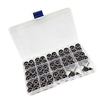 Nail Grinding Head Manicure Drill Bits Set with 104Pcs for Cuticle Cleaning
