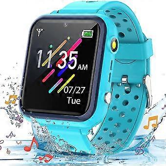 Kids Smart Watch Phone, Waterproof Kids Smart Watch Mp3 Music Player With 11 Game Calls Sos Camera