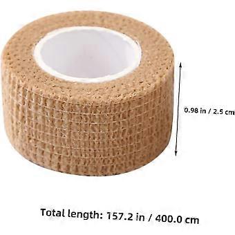 Elastic Self-Adhesive Bandage Tape Rolls 6 Pack 2.5cm x 4m Stretchy Fabric for Fur Fingers and Toes Protection