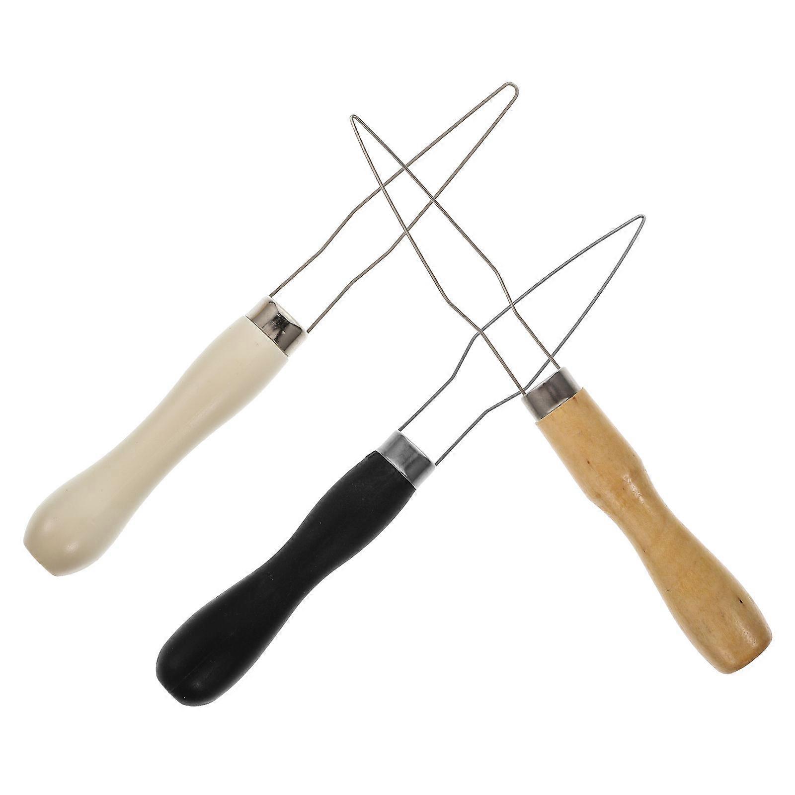 3pcs Clothes Shirts Pull One Hand Button Helper Button Hook Assist Device Tool