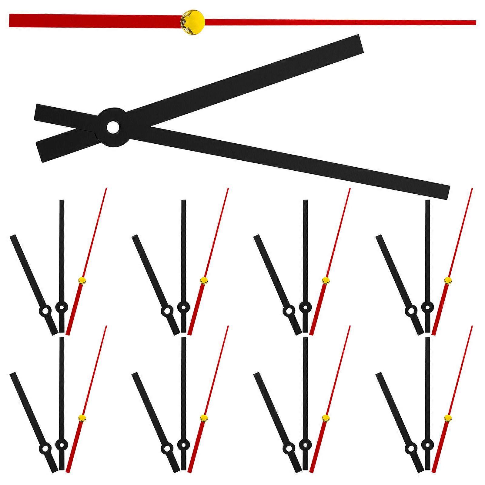 10 Sets Plastic Clock Pointers Elegant Clock Hands Decorative Clock Replacements
