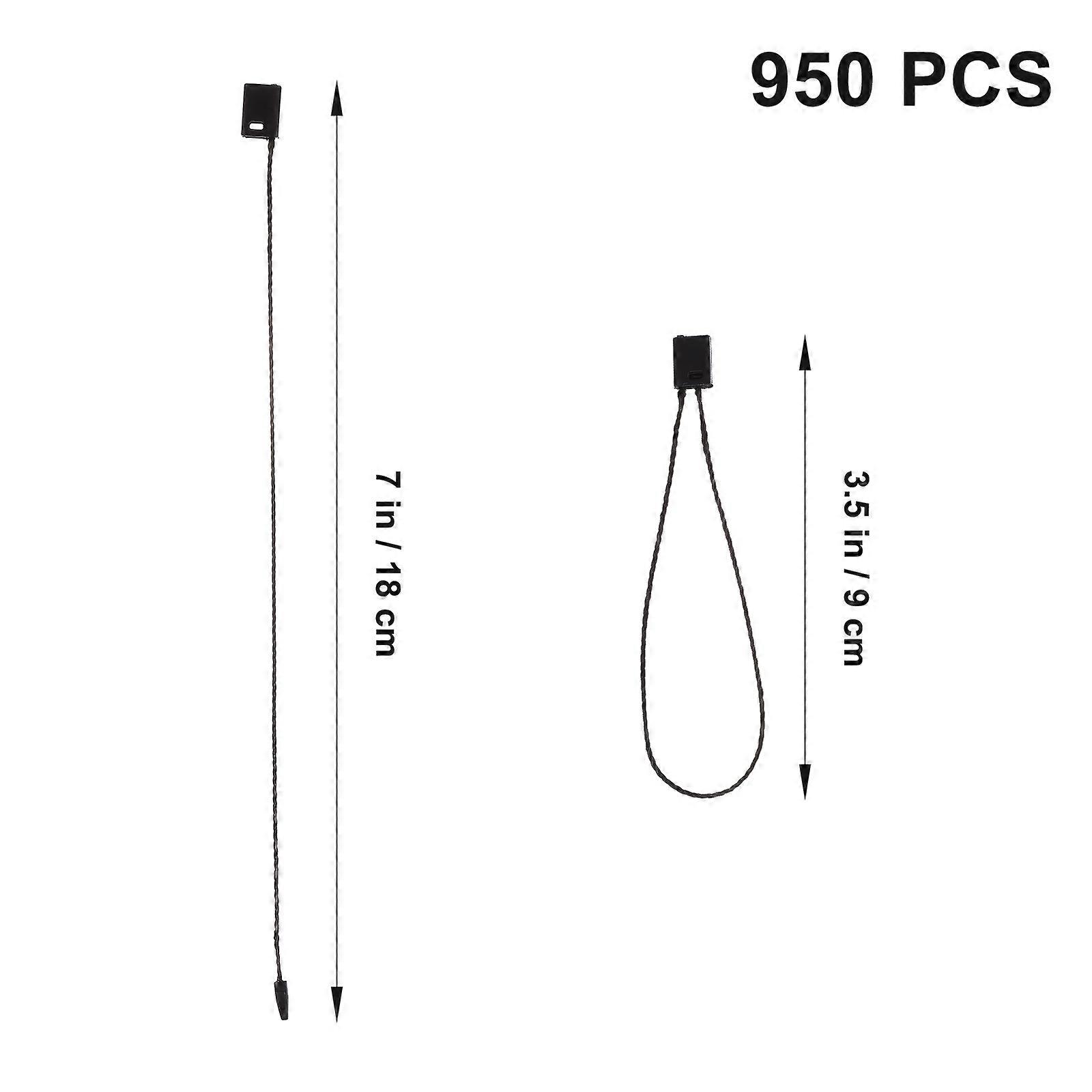 950 Pcs Hang String Tags String Fasteners Garment Tags Snap Lock Loop Fasteners Hook Ties Signs