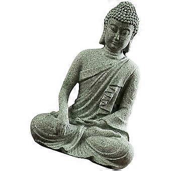 Fish Tank Buddha Ornament Aquarium Decor for Decoration Grey Material