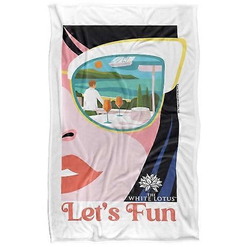 The White Lotus Lets Fun Soft Touch Blanket