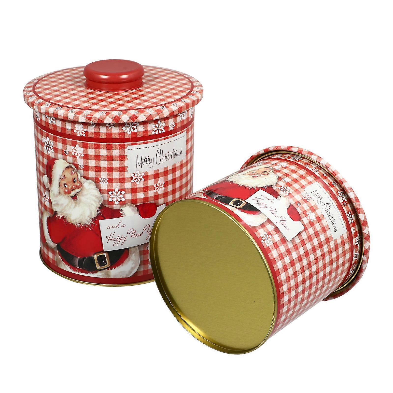 Christmas Storage Boxes for Storing Candy with 2Pcs Set