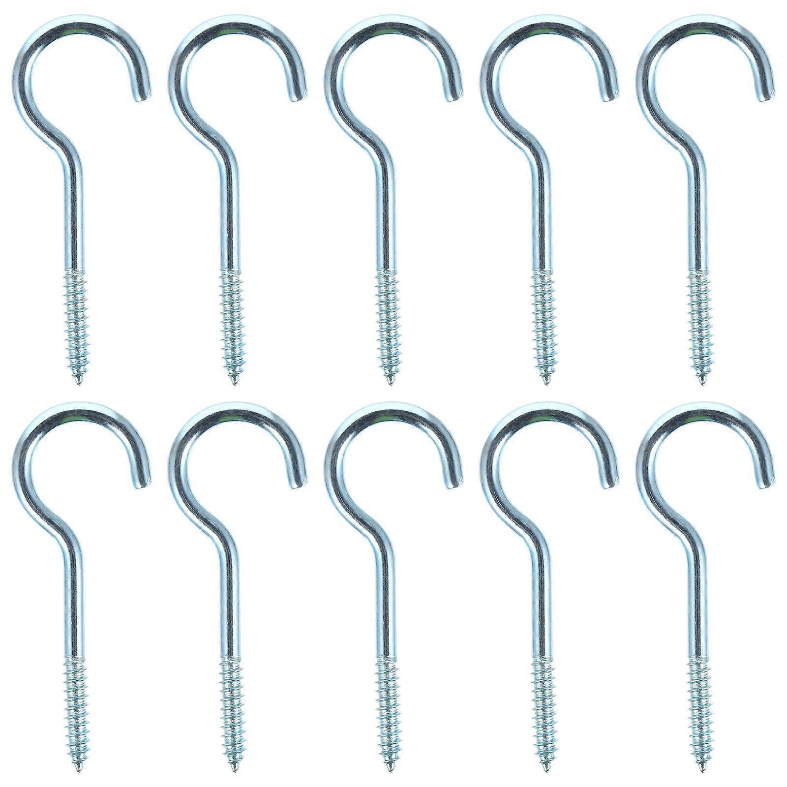 Question Mark Shape Hook Iron Ceiling Hooks for Hanging 50Pcs
