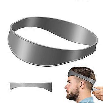 DIY Home Silicone Hair Clipping Band Neckline Shaving Template and Hair Trimming Guide