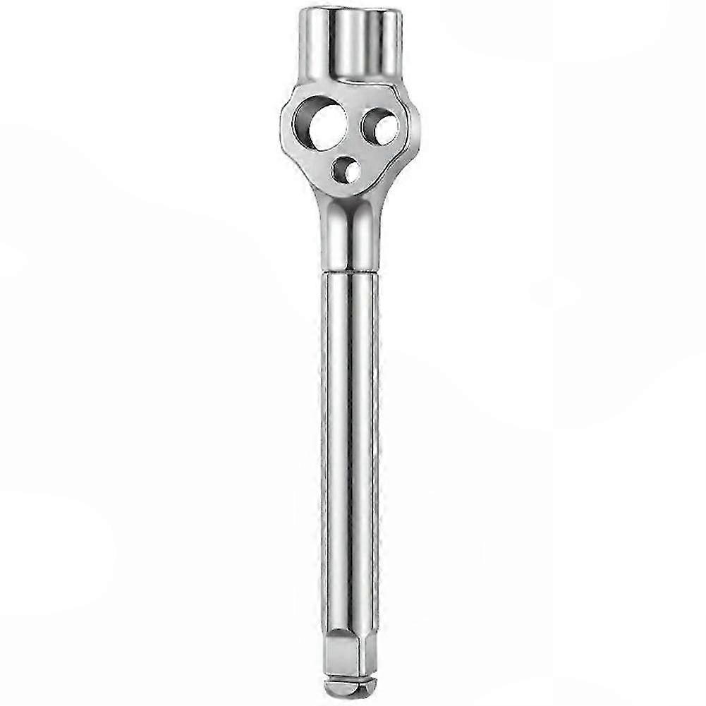 Multi Function Hex Wrench with Extension Rod Handle, Auto Repair Square Socket Wrench, Screwdriver Head Adapter Kit